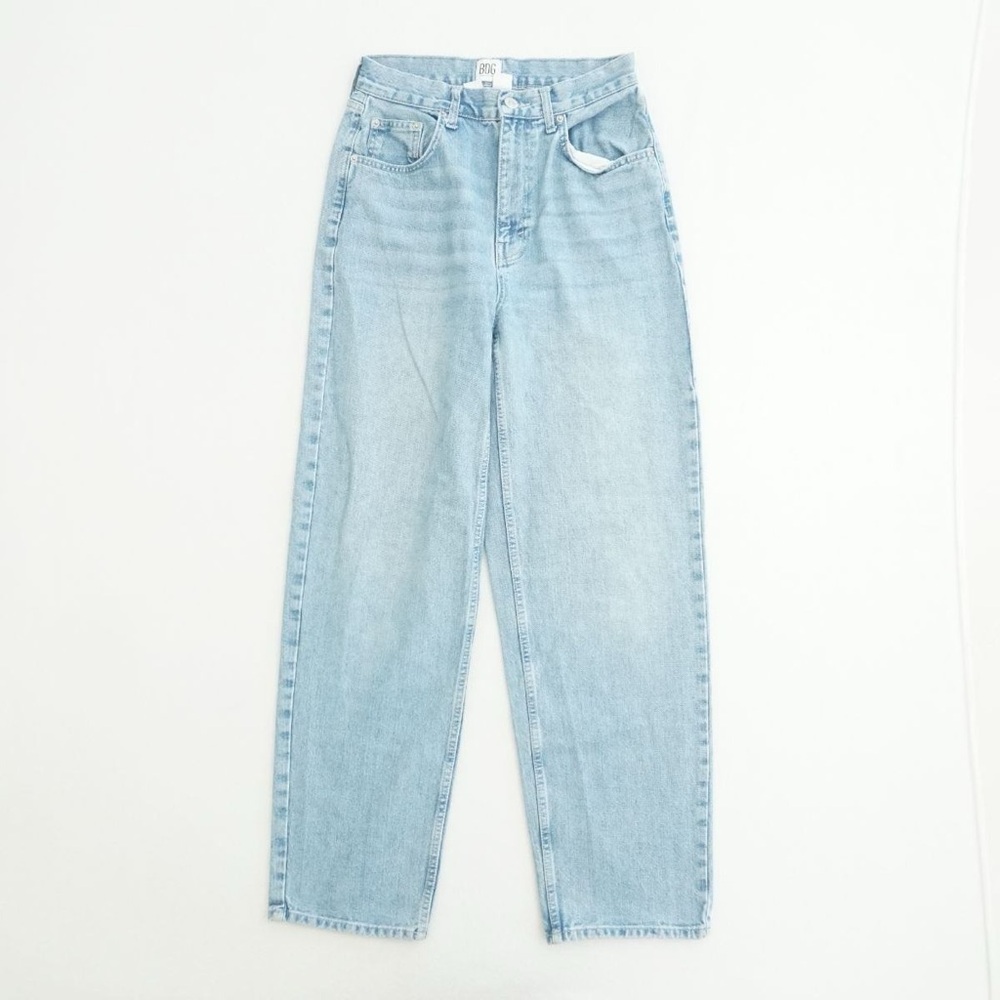 Urban Outfitters BDG High Rise Baggy Light Wash Jeans